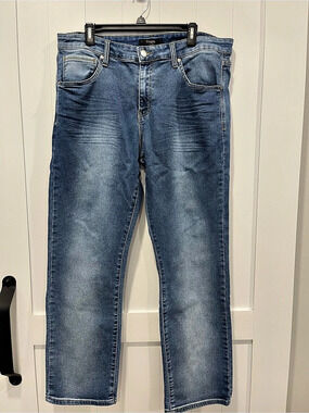 Ethanol Straight Leg Jeans Blue Waist 38x32
